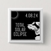 Dog Goggles Eclipse Button (Vorderseite)