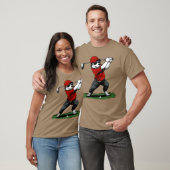 Dog Golf lustiges Geschenk T-Shirt (Unisex)