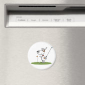Dog Golf Magnet (In Situ (Geschirrspüler))