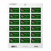 DOG GONE BOOK LABELS ADRESSAUFKLEBER (Vorne)