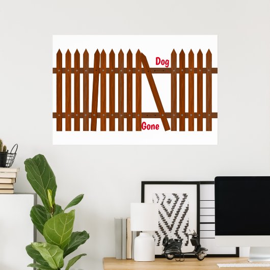 Dog Gone Poster (Heimbüro)