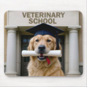 Dog Graduate of Veterinary School Mousepad (Vorne)