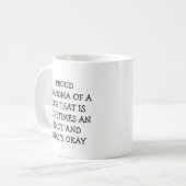Dog grandma, personalized with picture and name kaffeetasse (Vorderseite Links)