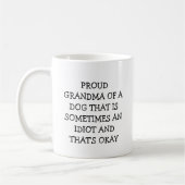 Dog grandma, personalized with picture and name kaffeetasse (Links)