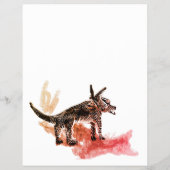 Dog Graphic Design Poster gefunden Flyer (Hinten)