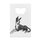 Dog Great Dane Mantle Geldbeutel Flaschenöffner (Rückseite)