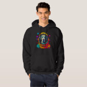 Dog Great Dane Space Astronaut Science Hoodie (Vorne ganz)