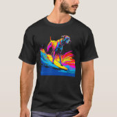 Dog Great Dane Surf T-Shirt (Vorderseite)