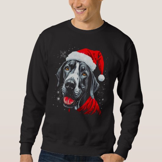 Dog Great Dane Xmas Sweatshirt (Vorderseite)