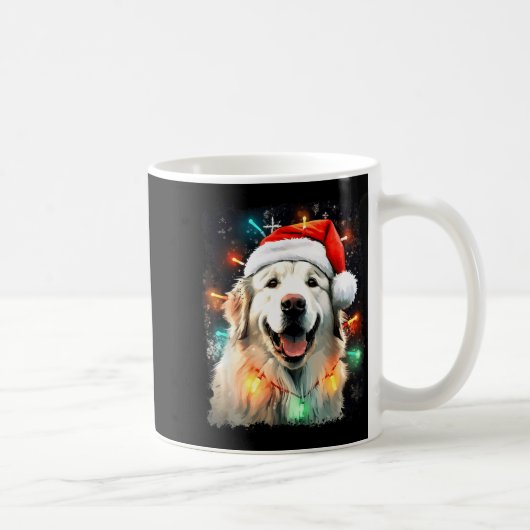 Dog Great Pyrenees Christmas  Kaffeetasse (Rechts)
