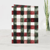 Dog Green Sweater Weihnachten Karte (Rückseite)