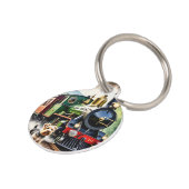 Dog Greeting steam train Haustiermarke (Seite)