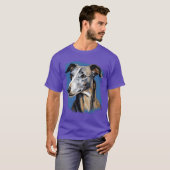 Dog Greyhound Freunde Geschenk T-Shirt (Vorne ganz)