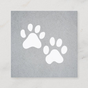 Dog Groomer   Ausbilder   Paare Quadratische Visitenkarte