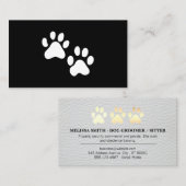 Dog Groomer | Ausbilder | Paare Visitenkarte (Vorne/Hinten)