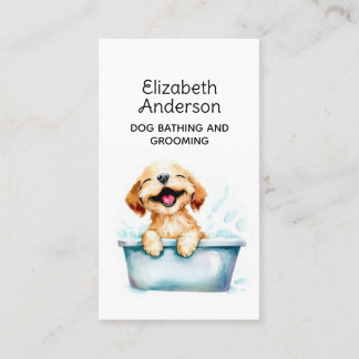 Dog Groomer Bad individuell angepasst ii Visitenkarte