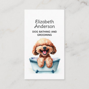 Dog Groomer Badegewässer angepasst iii Visitenkarte