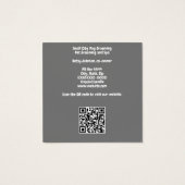 Dog Groomer Business Card (Rückseite)