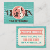 Dog Groomer Business Card - Personalizable Visitenkarte (Vorne/Hinten)