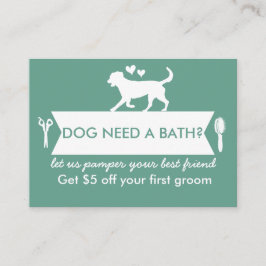 Dog Groomer Business Card - Personalizable Visitenkarte