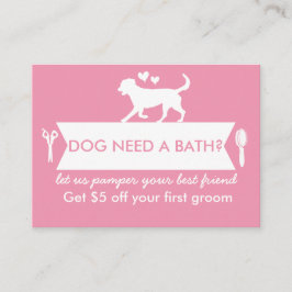 Dog Groomer Business Card - Personalizable Visitenkarte
