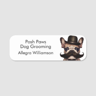 Dog Groomer Business Puppy Namensschild