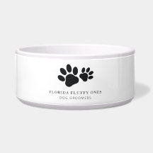 Dog Groomer Business Water and Food Pet Bowl