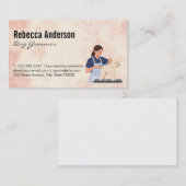 Dog Groomer Cutting Hair Visitenkarte (Vorne/Hinten)