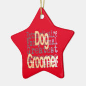 Dog Groomer Extraordinaire Keramik Ornament (Links)