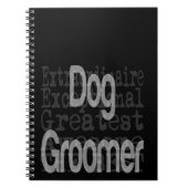 Dog Groomer Extraordinaire Notizblock (Vorderseite)