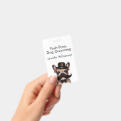 Dog Groomer Funny QR Code Ausweis (Handheld)