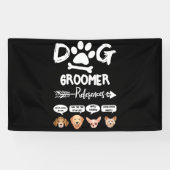 Dog Groomer Geschenkreferenzen zum Aufbauen von Hu Banner (Horizontal)