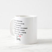 Dog Groomer Mug, Dog Groomer Gift For Dog Groomer  Kaffeetasse (Vorderseite Links)