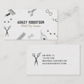 Dog Groomer Muster Business Card Visitenkarte (Vorne/Hinten)