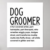 Dog groomer poster (Vorne)