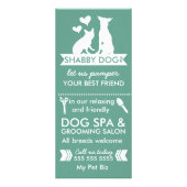 Dog Groomer Rack Card und Menü (Vorne)