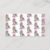 Dog Groomer Salon Yorkshire Terrier Yorkie Visitenkarte (Rückseite)