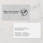 Dog Groomer | Schneidwerkzeuge Visitenkarte (Vorne/Hinten)