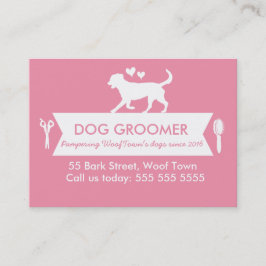 Dog Groomer Treuekarte - Personalizable