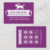 Dog Groomer Treuekarte - Personalizable (Vorne/Hinten)