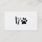 Dog Groomer Visitenkarte (Rückseite)