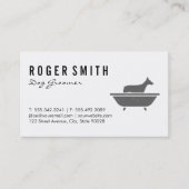 Dog Groomer Visitenkarte (Vorderseite)