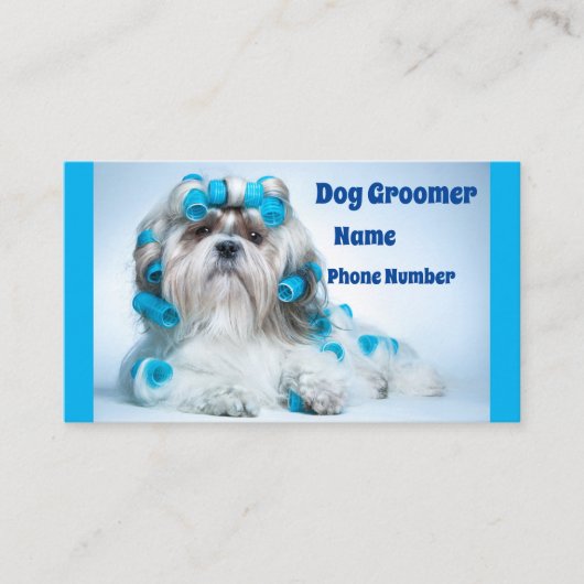 Dog Groomer Visitenkarte (Vorderseite)