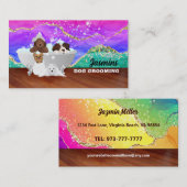 Dog Groomer-Visitenkarten Visitenkarte (Vorne/Hinten)