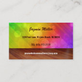 Dog Groomer-Visitenkarten Visitenkarte (Rückseite)