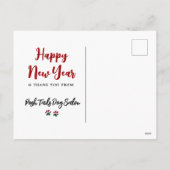 Dog Groomer Walker Vet Client Holiday Postkarte (Rückseite)