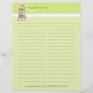 Dog Groomer Wellness-Center Robed Shih Tzu Sign-In