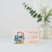 Dog Groomer Wellness-Center Vorsitzender Gewartet Visitenkarte (Stehend Vorderseite)