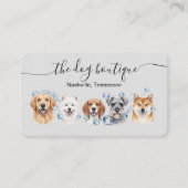 Dog Grooming Business Card  Visitenkarte (Vorderseite)