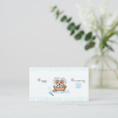 Dog Grooming Business Card Visitenkarte (Stehend Vorderseite)
